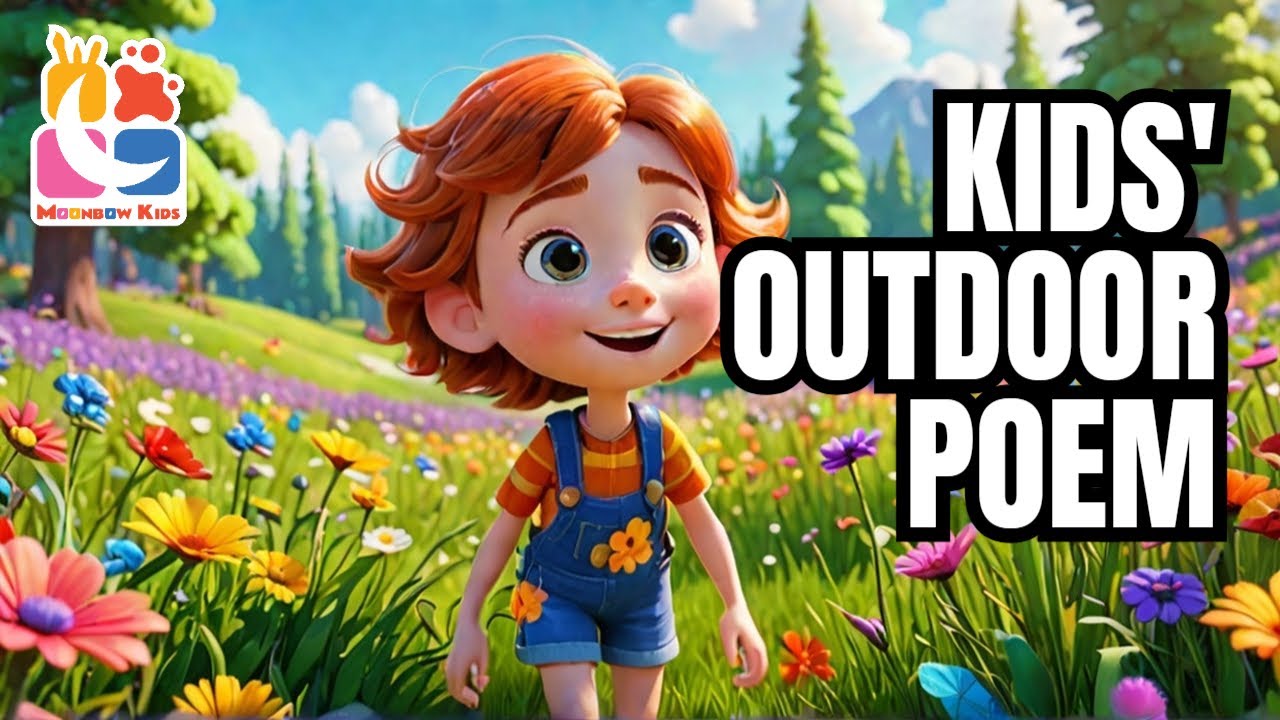 Summer Fun in Nature🌞Animated Children's Poem With Voice Over🌸Summer Vacation🌳Kids Outdoor Adventure