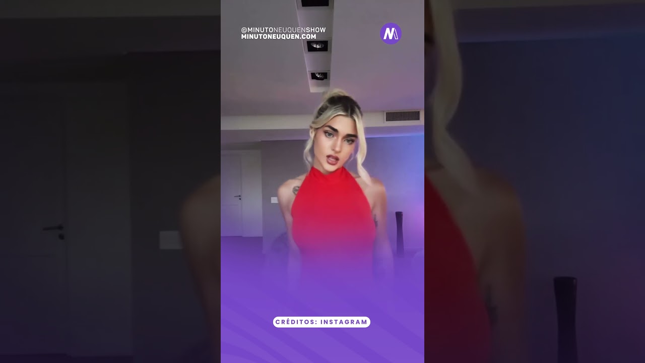 Marta Fort deslumbra con un total red - Minuto Neuqu&eacute;n Show