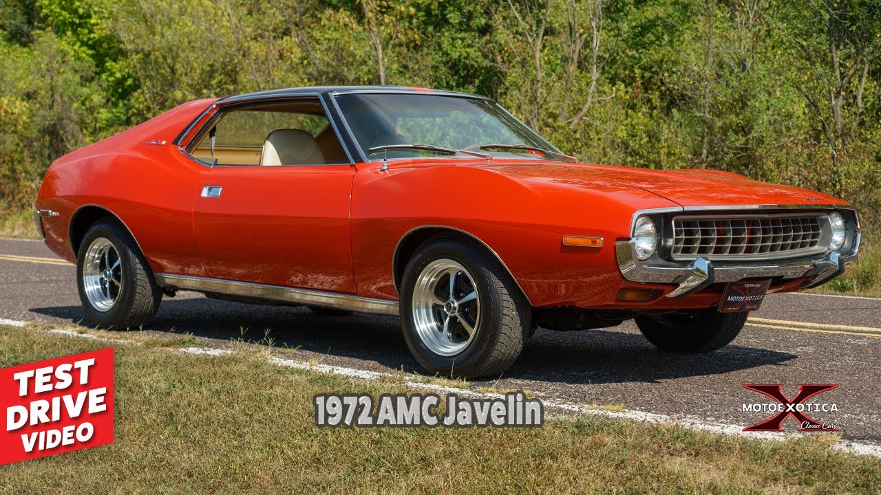 1972 AMC Javelin SST -- For Sale @ MotoeXotica
