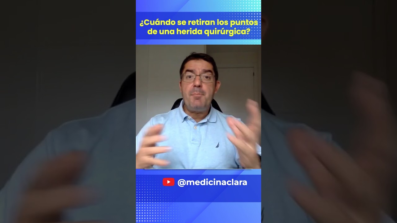 &iquest;Cu&aacute;ndo se quitan los puntos de una herida quir&uacute;rgica? | #hernia #cicatrizacion #herida