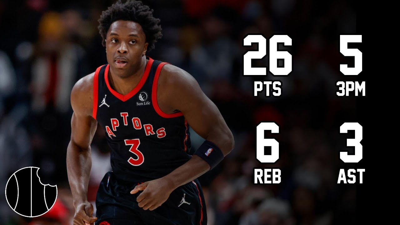 OG Anunoby Highlights | Raptors vs. Bulls | 24th Nov 2023