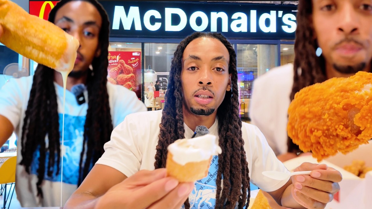 Trying McDonald's  in Thailand for the First Time