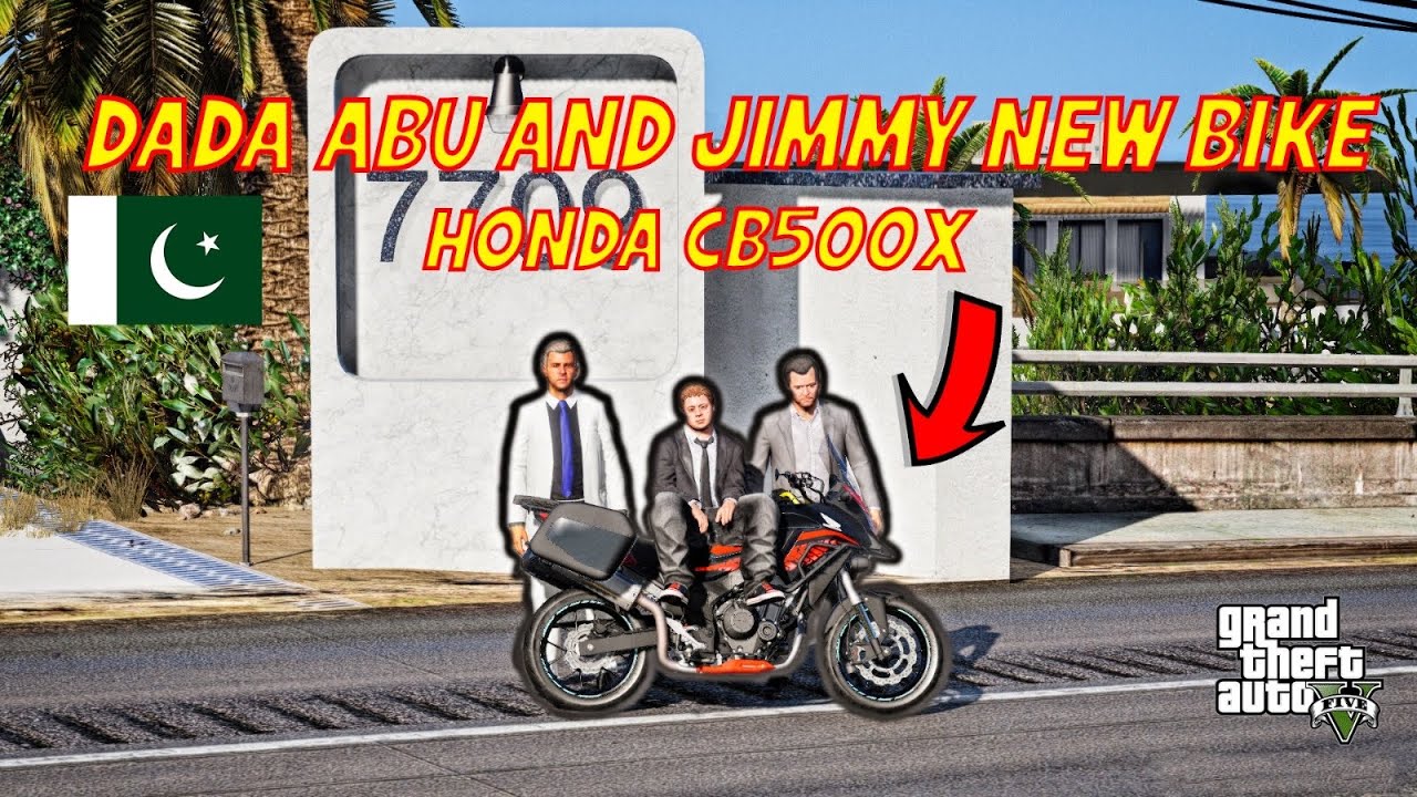 GTA 5 Pakistan | DADA ABU & Jimmy New Bike | Honda CB 500X | Urdu