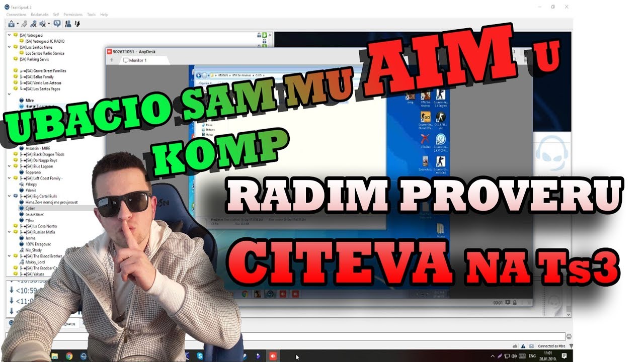 UBACIO SAM MU AIM U KOMP I PRETIM BANOM | PRANK IGRACA
