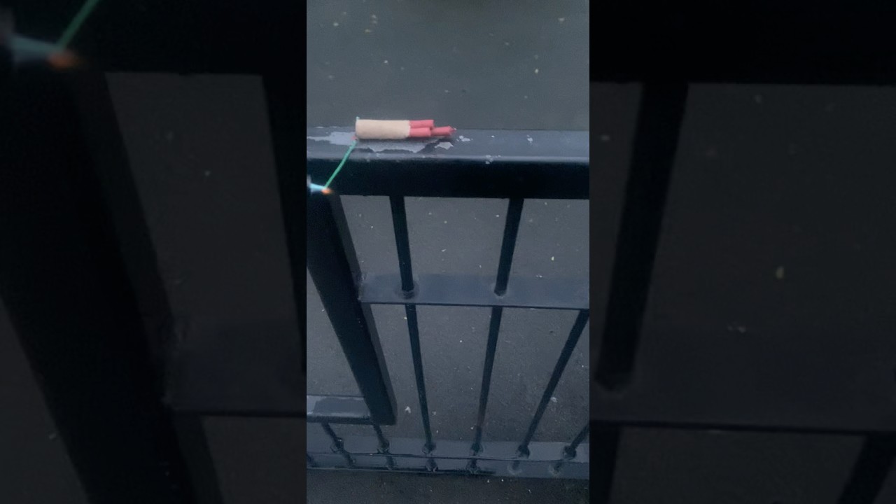 Self made fire cracker🧨 #fireworks #pyro