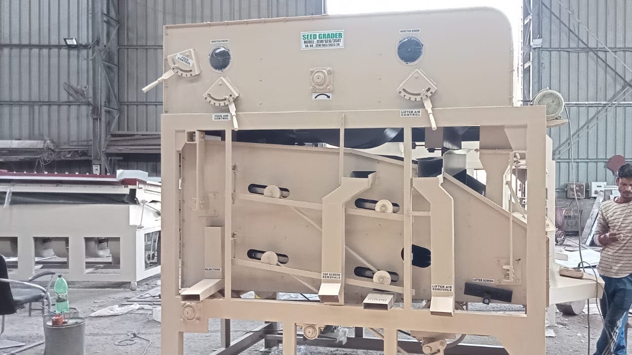 FULLY AUTOMATIC SEED CLEANING & GRADING PLANT 4-5 TPH | CALL 8950146476 | 8950246476