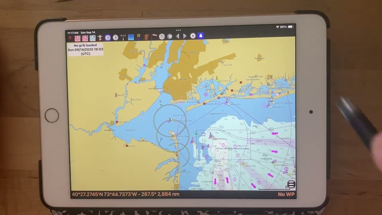 Load NOAA charts into qtVlm in iOS devices
