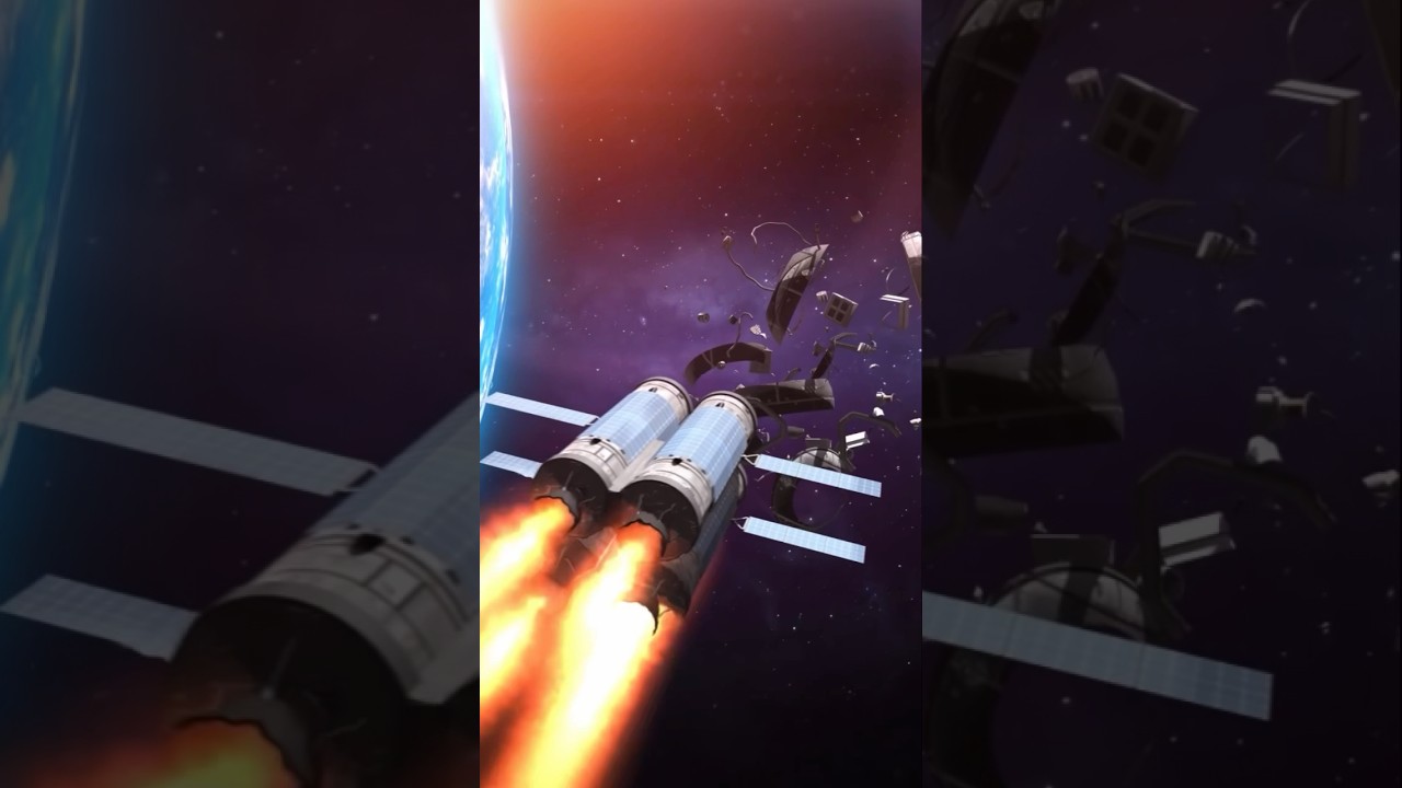 Space Debris | technology to clean space by Space Transporter #space #spacedebris #esa #nasa