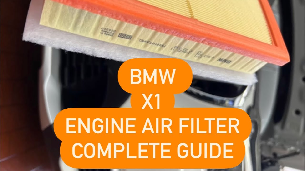 Полное руководство по замене воздушного фильтра двигателя BMW X1! F48 2015-2022