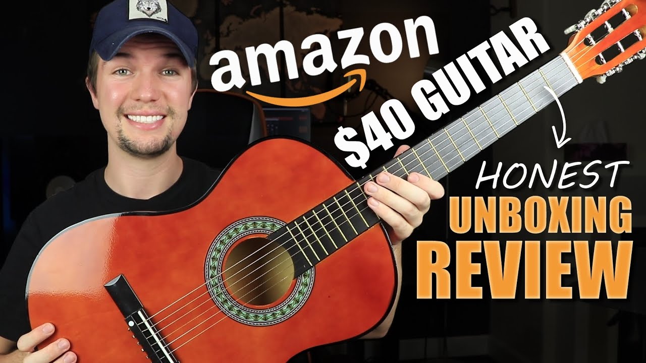 Amazons Best Selling $40 Acoustic Guitar | Honest Unboxing & Review (2020)