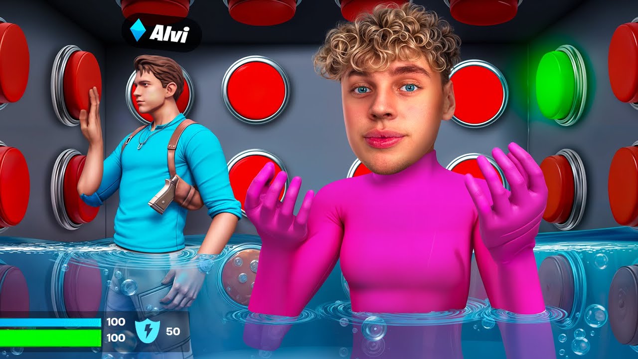 DAVENITE und ALVI IM UNM&Ouml;GLICHEN ESCAPE ROOM⛏️(Fortnite )