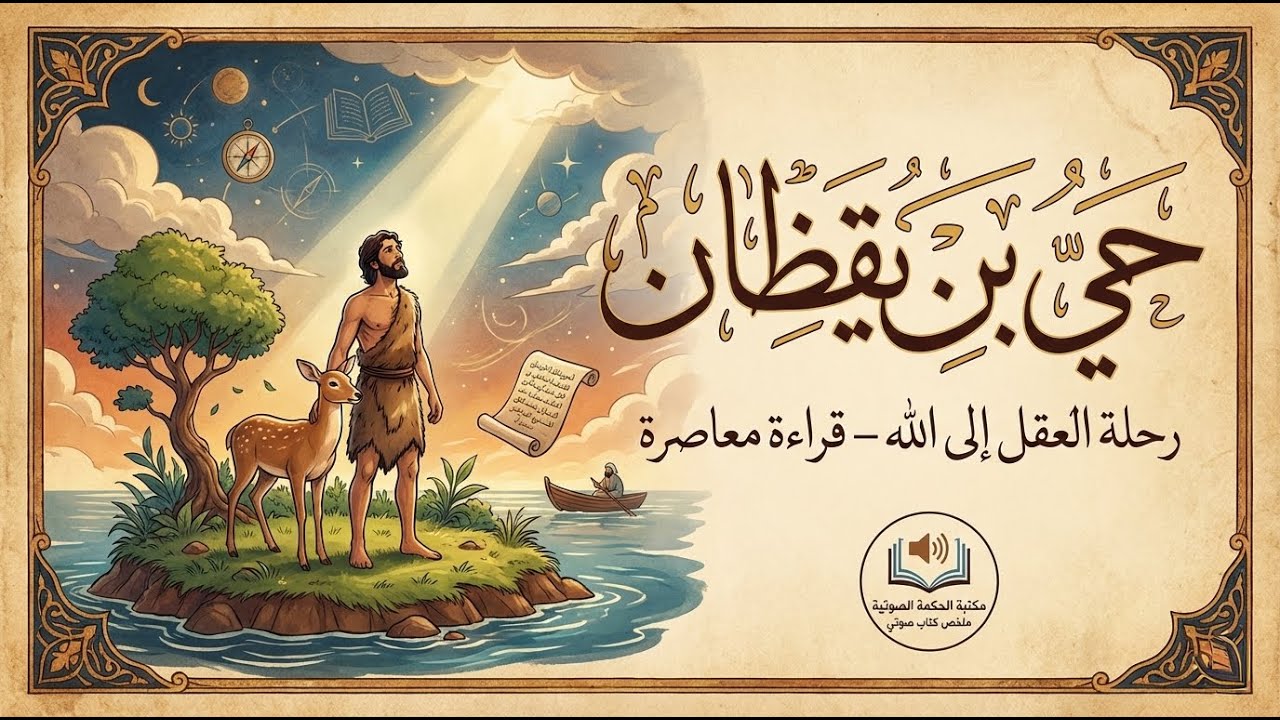 حي بن يقظان لابن طفيل | رحلة العقل والفطرة الى معرفة الله في جزيرة معزولة