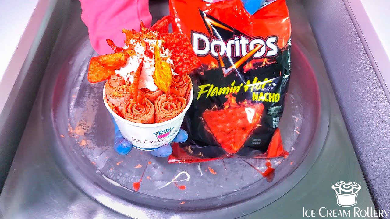 Ice Cream Rolls | Flamin Hot Doritos