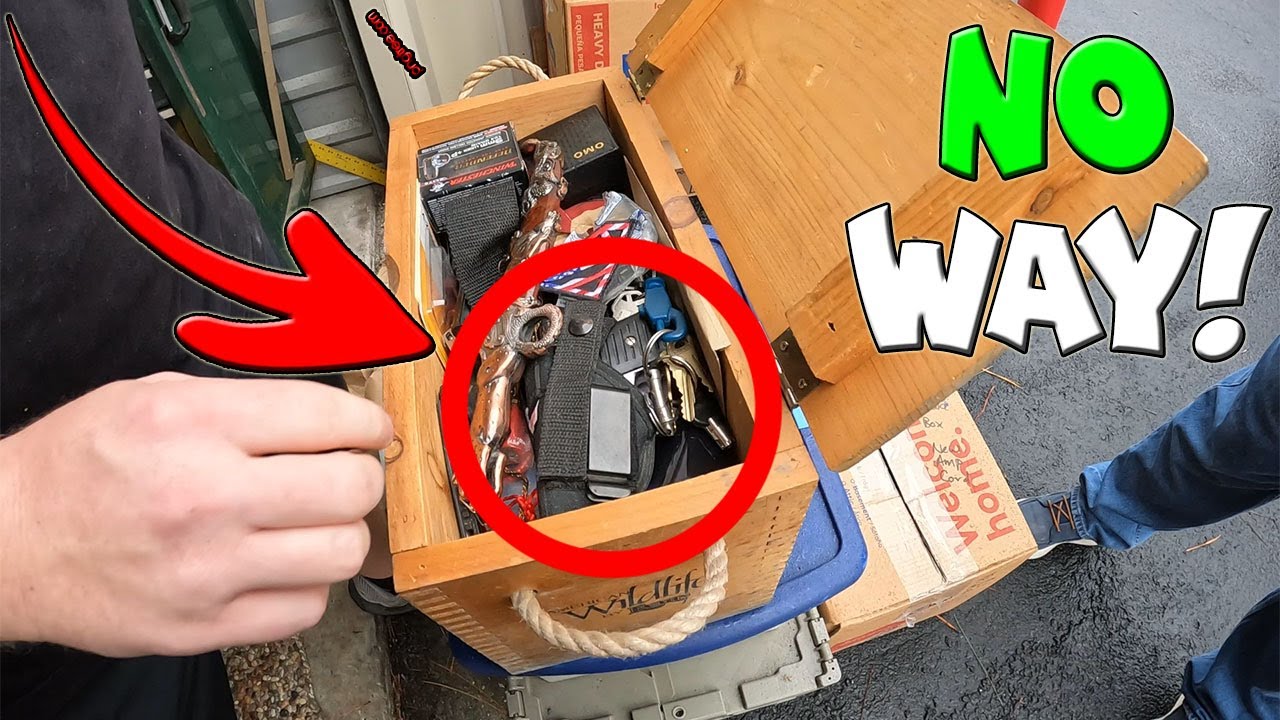 THESE INSANE FINDS WERE HIDDEN IN A WOODEN BOX! $1200 SPENT ON ABANDONED STORAGE UNIT!