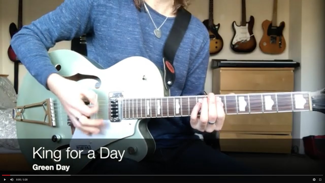 King for a Day - Green Day (Guitar Cover)