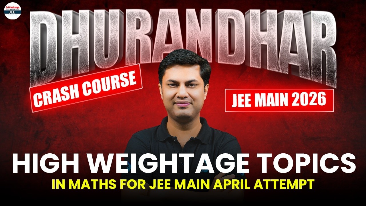 High Weightage Topics In Maths for JEE Main April Attempt | 🔥 Important Topics You Can’t Skip #JEE
