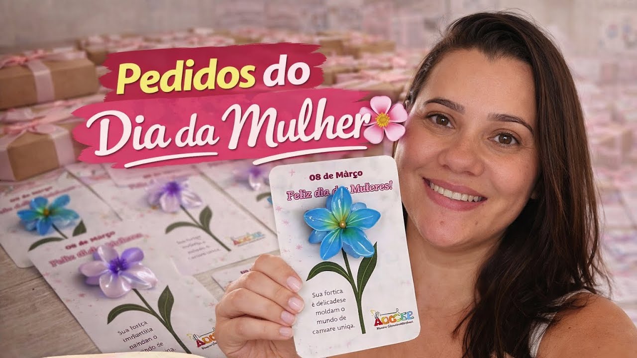 VLOG: Preparando pedidos para o Dia da Mulher 🌸 | Rotina de empreendedora