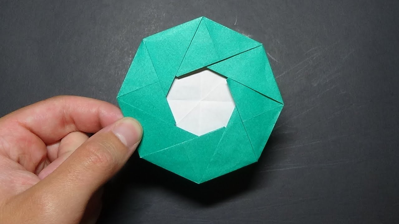 Origami Octagonal Donut Flicker - Challenging