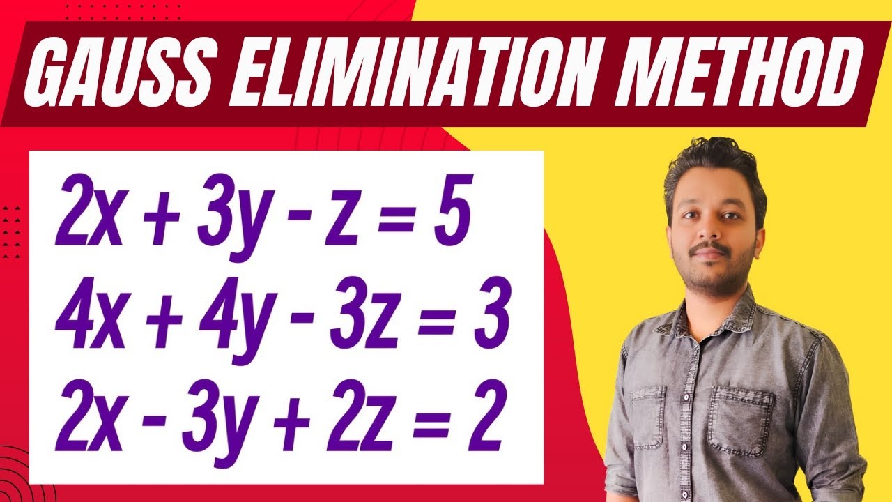 Gau&szlig;sches Eliminationsverfahren | Gleichungssystem | Ingenieurmathematik | Mathspedia |