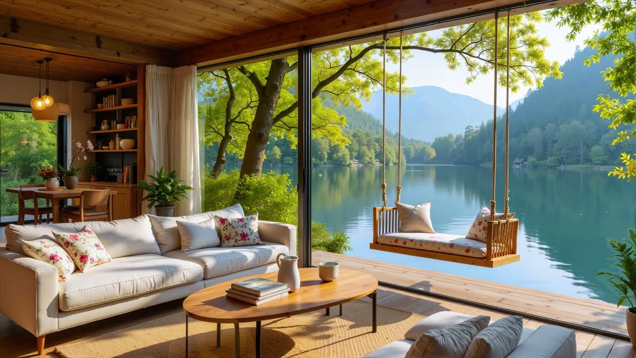 Refreshing Indoor Jazz To Stress Relief | Peaceful Morning Atmosphere & Placid Jazz Music For Study