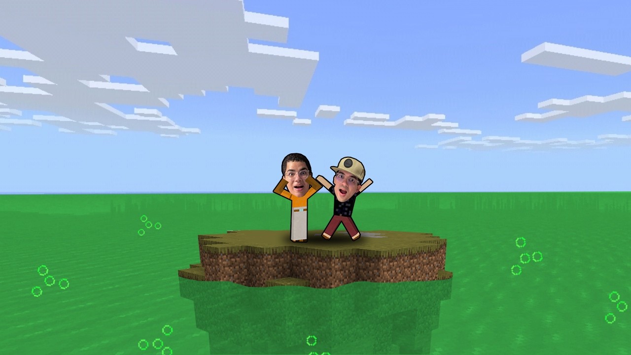 FICAMOS ILHADOS NO MUNDO DO MINECRAFT COM MAR DE ÁGUA TÓXICA!