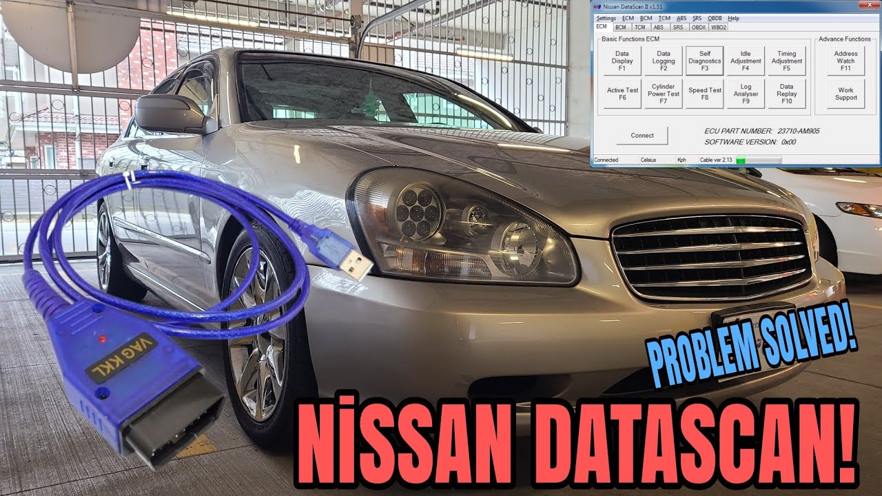 The Q45 is Back To Full Power + Nissan Datascan!