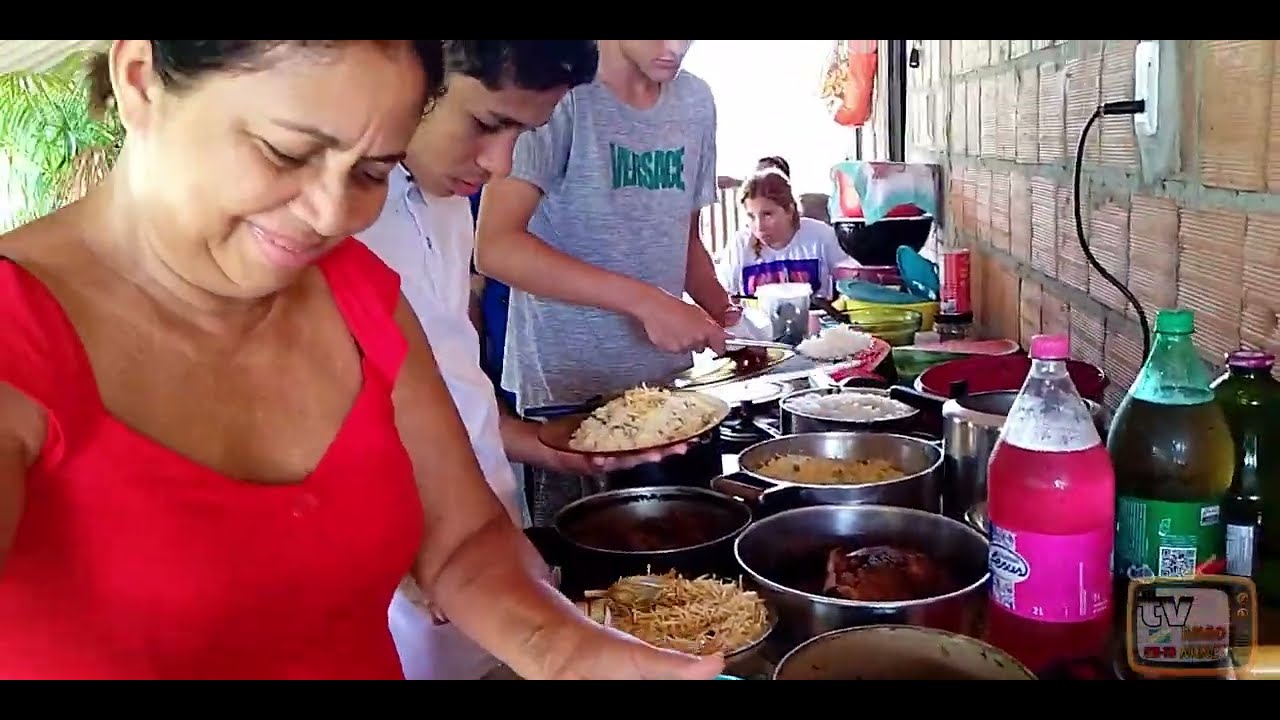 Confraternização de familia na chácara de Edivan e Patricia