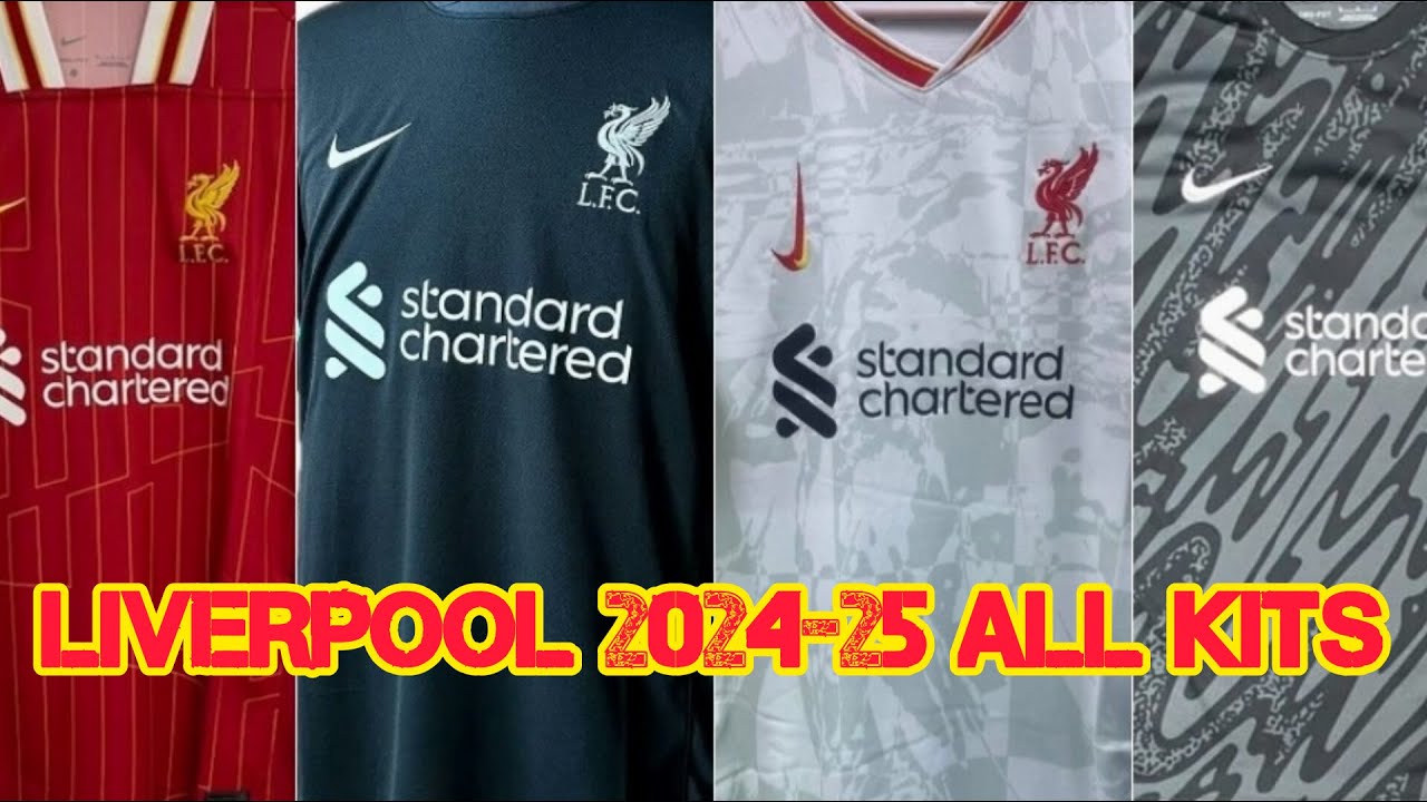 Liverpool FC New Kits 2024-25 || Home Away Third & Goalkeeper Kits + Anthem Jacket By Nike