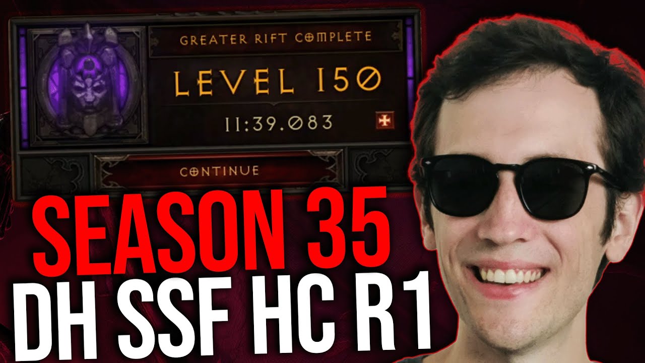 Diablo 3 - SEASON 35 SSF HC RANK 1 DEMON HUNTER