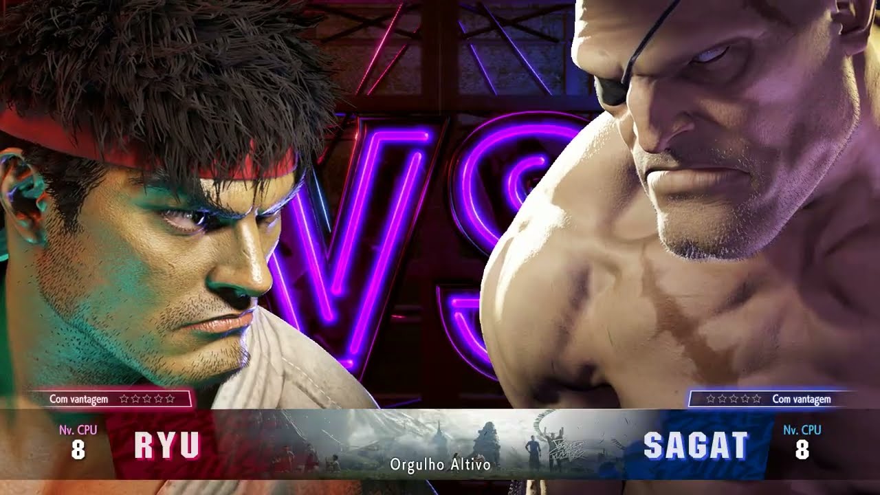 Street Fighter 6 Ryu vs Sagat