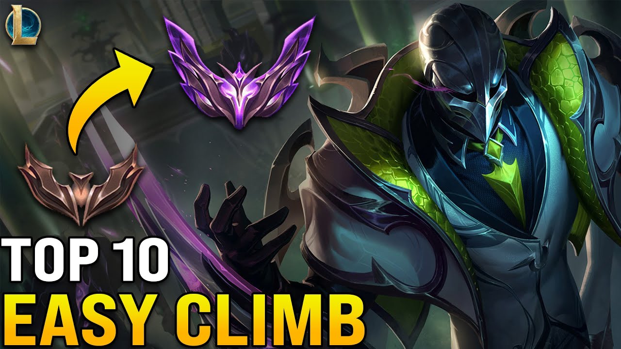 Top 10 Easy/Hard Carry Champions in League of Legends