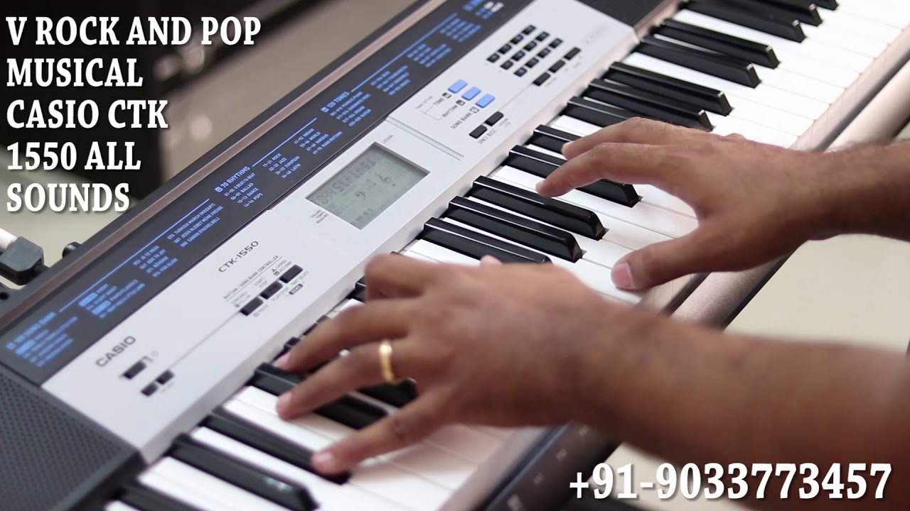 CASIO CTK 1550 ALL SOUNDS