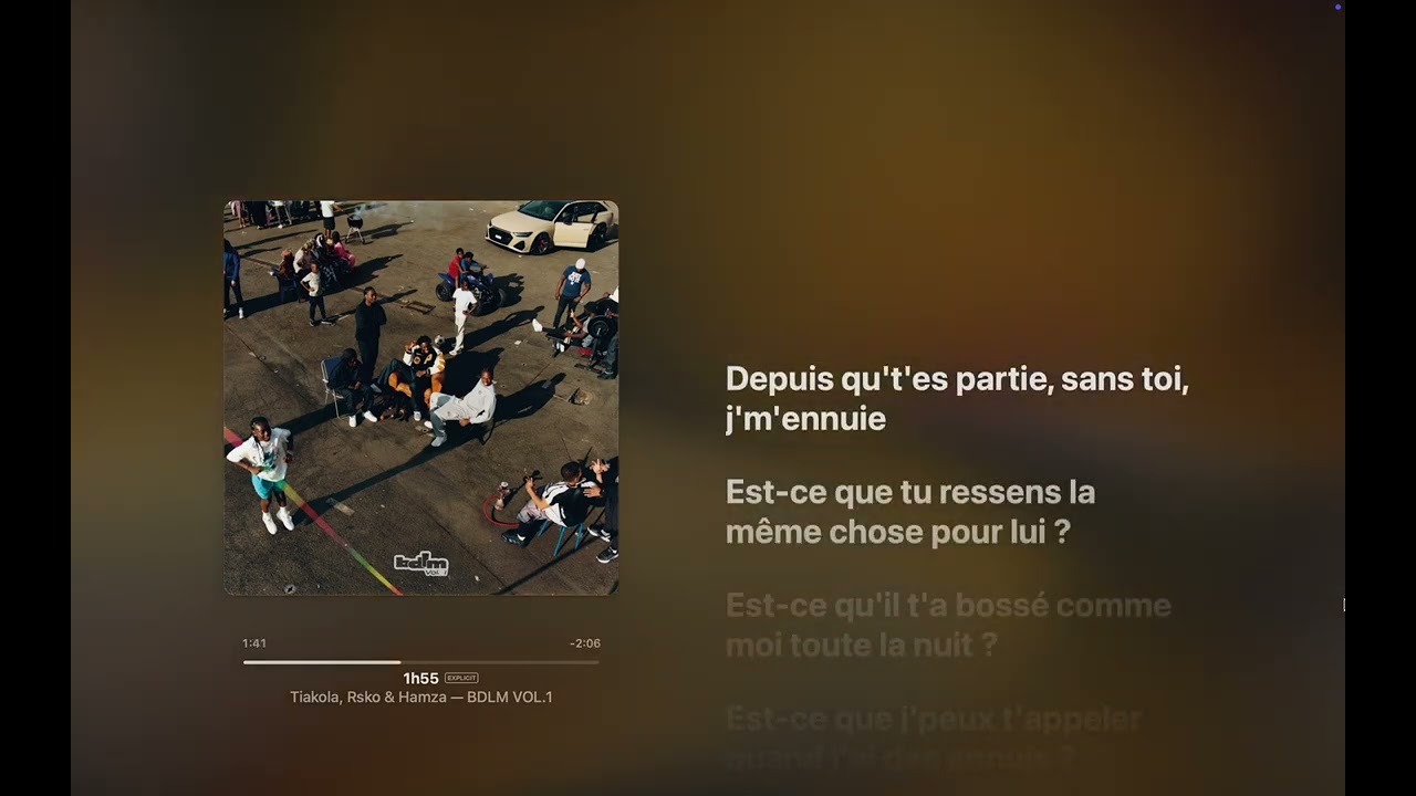 Tiakola x Rsko x Hamza - 1h55 (Paroles)