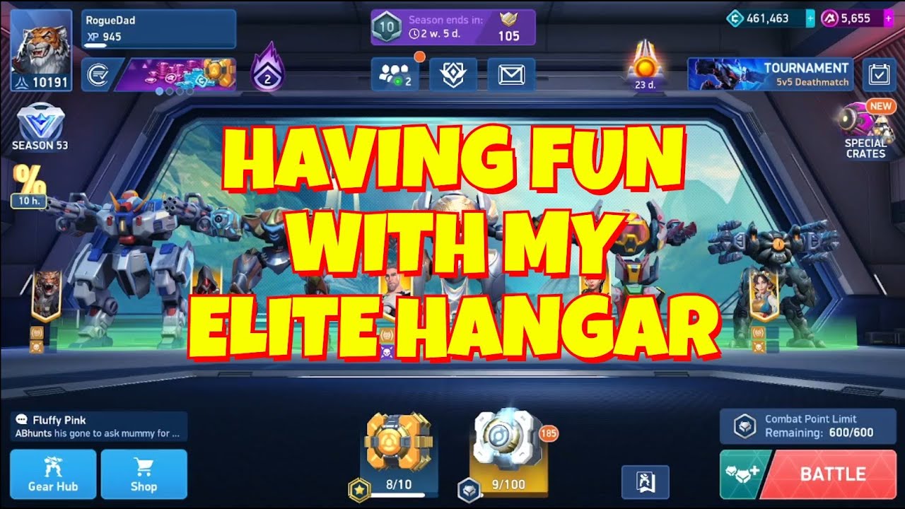Mech Arena: Having Fun with My Elite Hangar