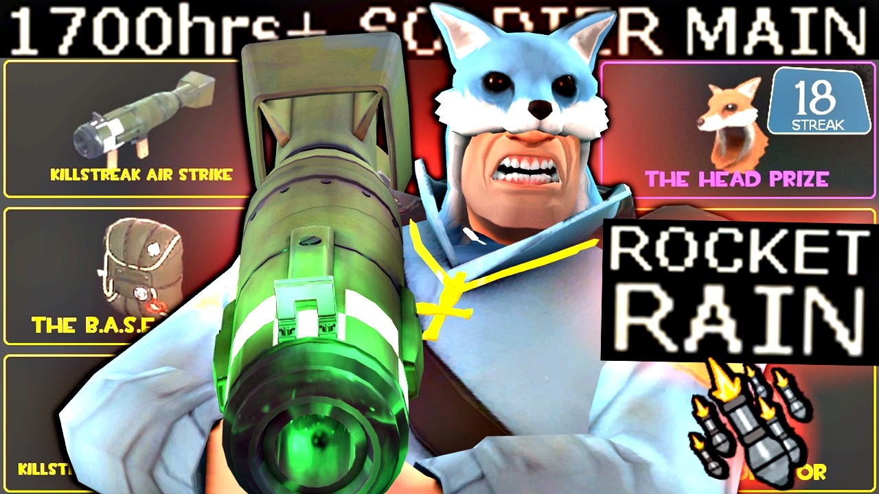 1700+ Hour Soldier Tries Air Strike🔸TF2 Gameplay