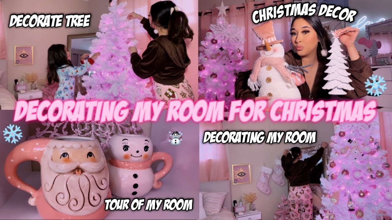 DECORATE WITH ME FOR CHRISTMAS 2022 | (decorating my room & Christmas tree)