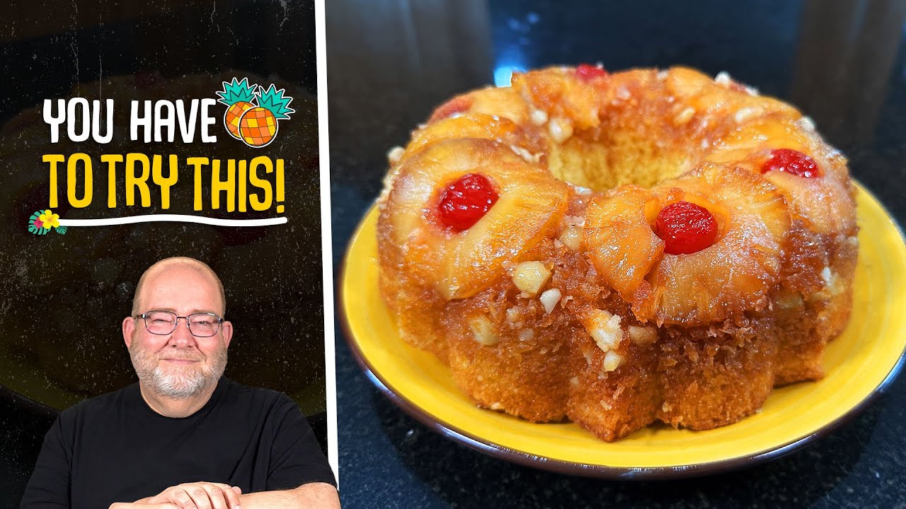 🍍Pineapple Upside Down Cake Made EASY! Step by Step Recipe