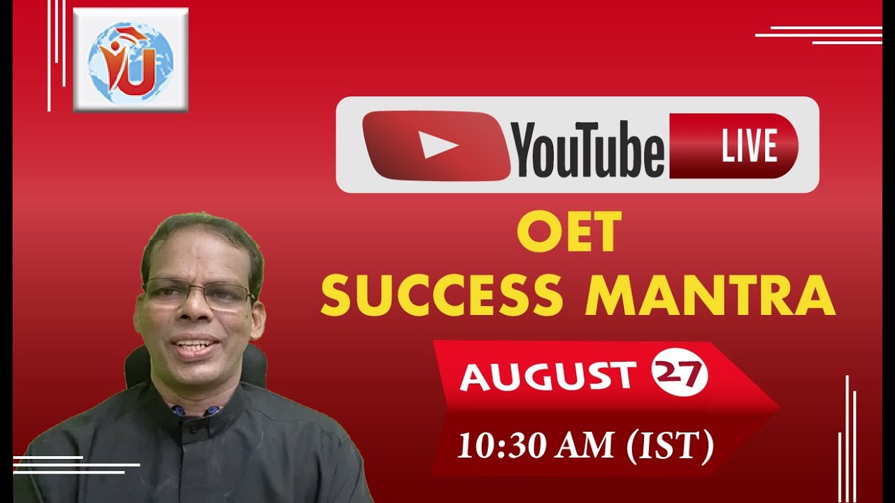 Edu Skills - OET SUCCESS MANTRA