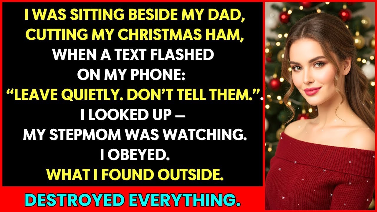 At Christmas Dinner With My Dad, I Got a Strange Text“Leave Quietly Don’t Tell Him…”. What I Found