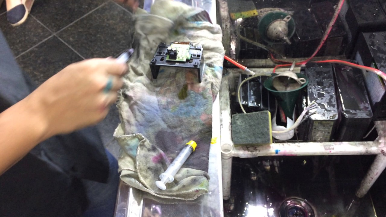 MANUTENÇÃO NO CABEÇOTE DE IMPRESSÃO HP 6830/6230/4625/4615/5525/3522 etc!