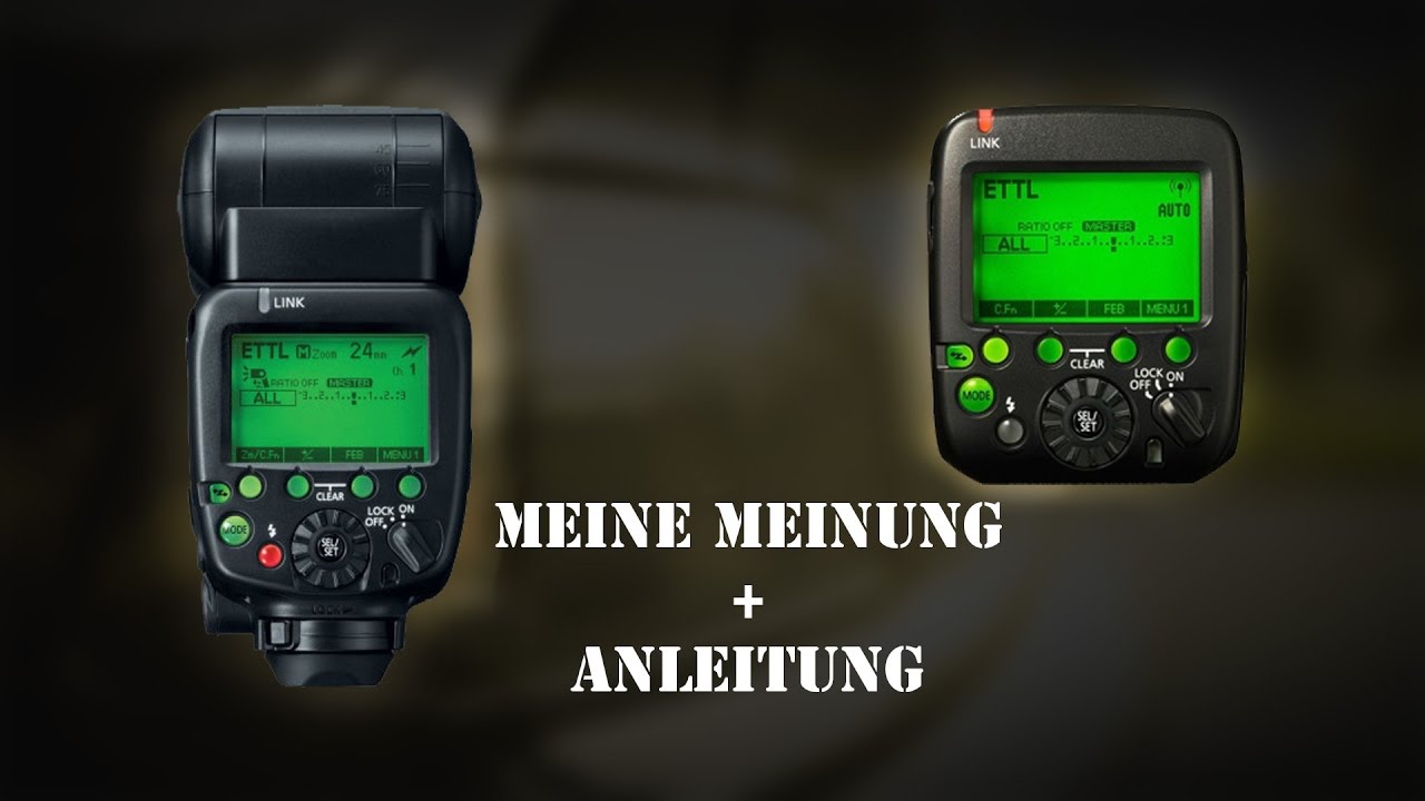 Yongnuo YN 600 EX RT +  YN E3 RT Deutsch