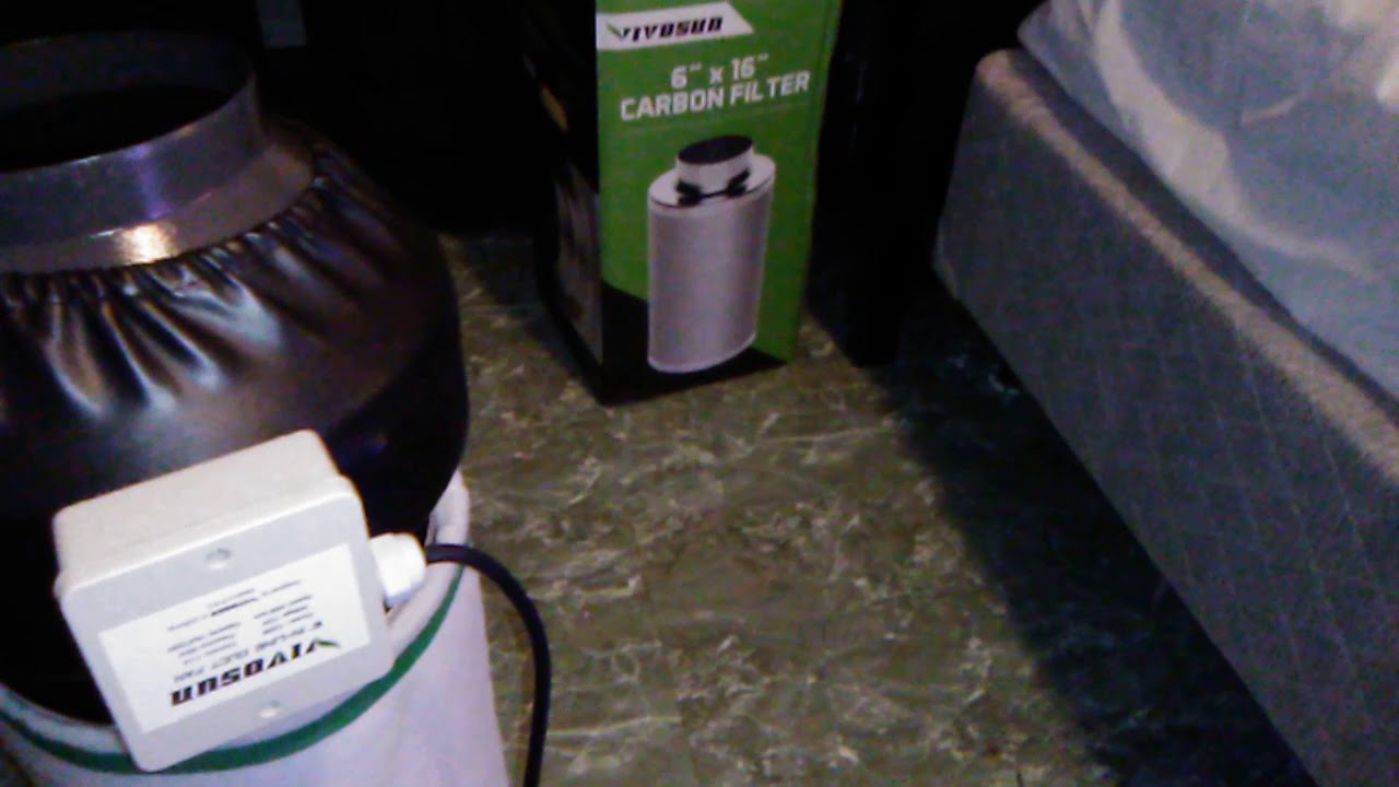 Vivosun inline fan/carbon filter combo