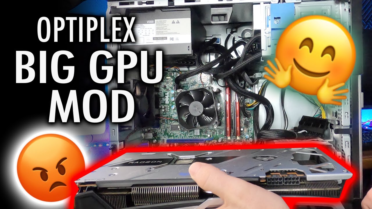 Dell Optiplex BIG GPU MOD — подходит практически для любой видеокарты GFX в ваших 9020, 7020, 901...