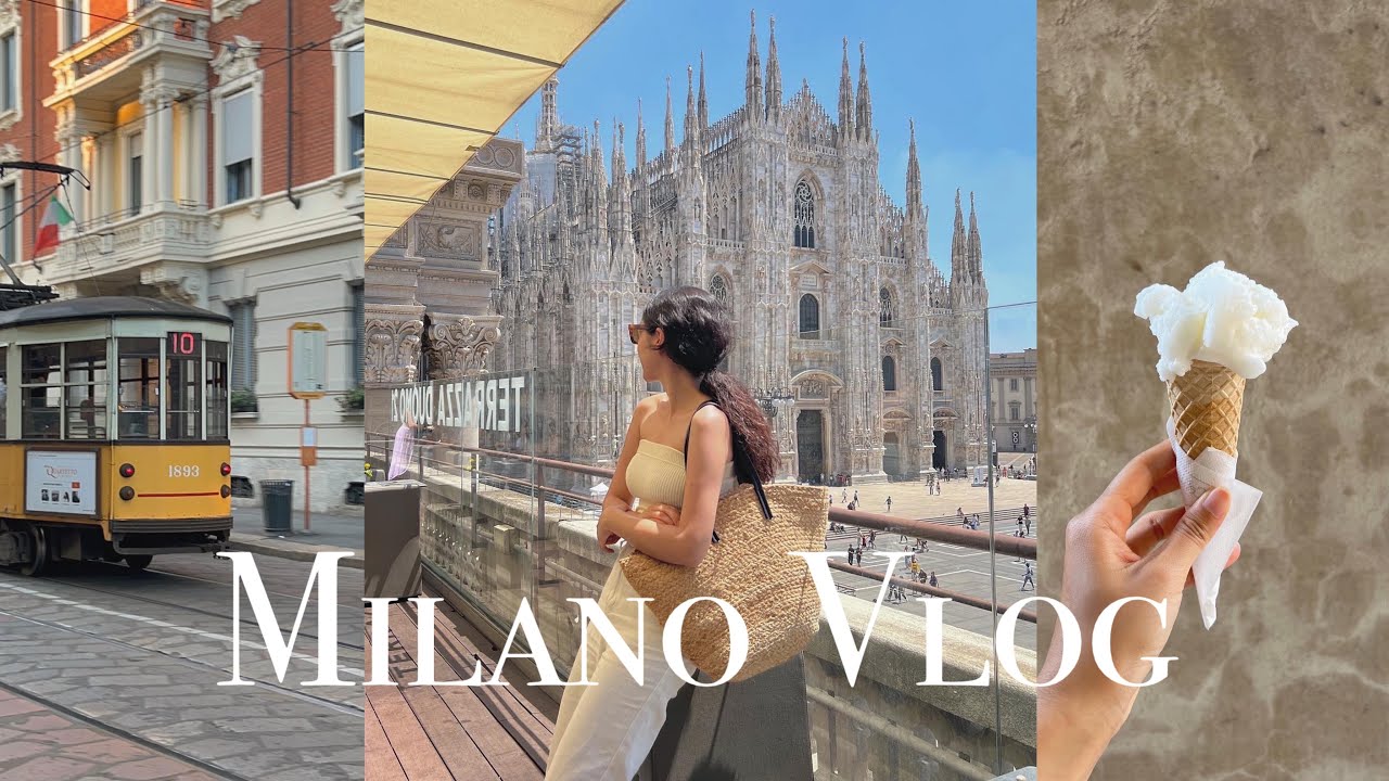 🇮🇹ep.1 밀라노여행 | 밀라노에서 두오모성당이 가장 잘 보이는 명당 포토스팟 📸 | 밀라노 최고의 젤라또 맛집 🍨 | 밀라노 핫플 카페 ☕