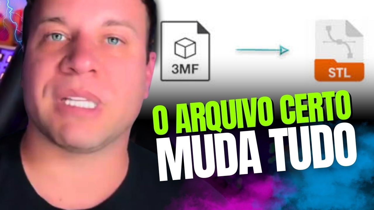 STL, 3MF ou G-code? QUAL ARQUIVO USAR NA IMPRESS&Atilde;O 3D?