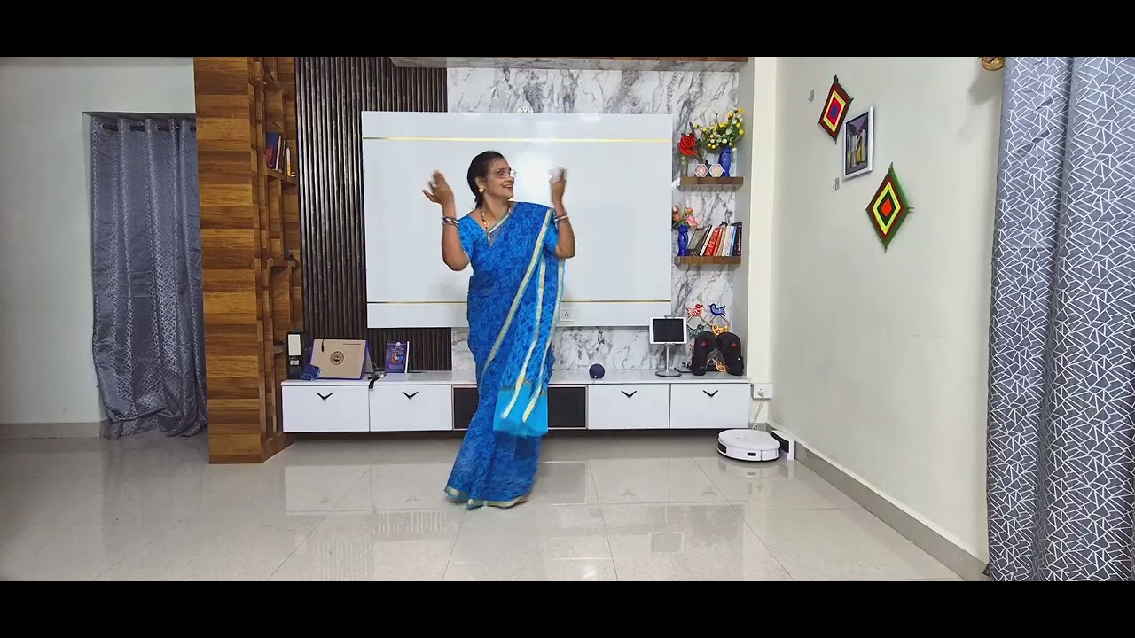 Ramalali magha shamalali telugu song easy steps (cool down song in aerobic class)