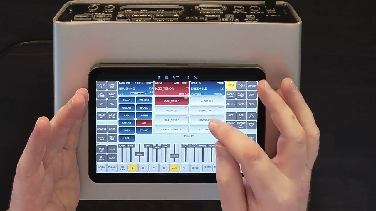 Ketron EVM - wireless iPad control? really?