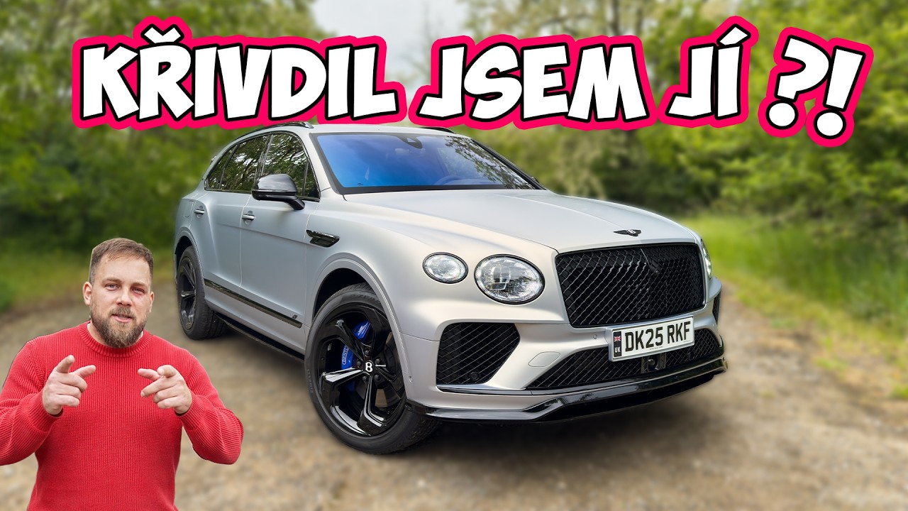 Z PROPADÁKU SUPER JEZDÍCÍ TANK! Bentley Bentayga S V8 Black edition!