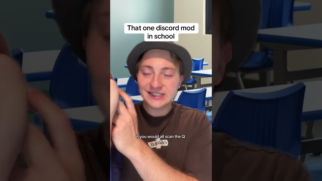 That one discord mod in school #comedy #pov #school