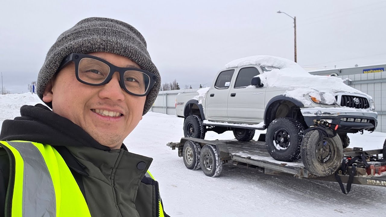 Я купил Toyota Tacoma Super Charger на аукционе.